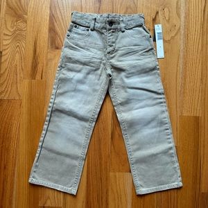 DKNY boys size 6 tan jeans new with tags